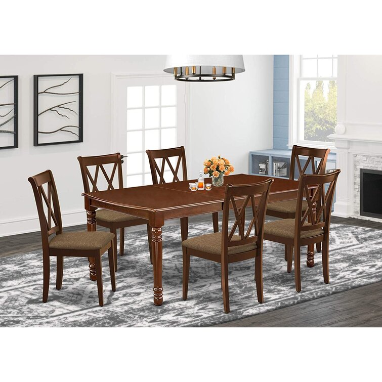 Winston Porter Terah Butterfly Leaf Solid Wood Dining Set Wayfair Canada